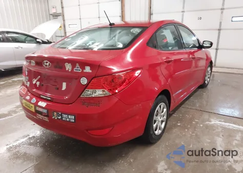 2014 Hyundai Accent Gls from USA, damaged, VIN KMHCT4AE1EU614640